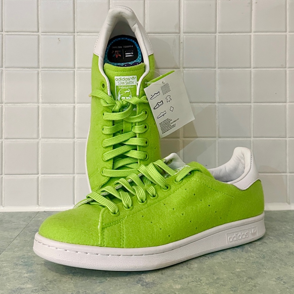 Pharrell x Adidas Stan Smith Sneakers, Size 7, New with Tags